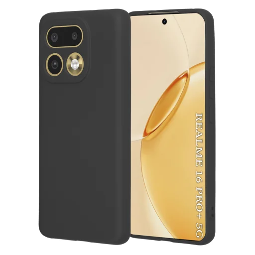 Techsuit - SoftFlex - Realme 16 Pro+ - Čierne puzdro - 1