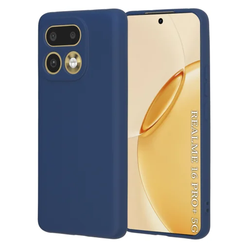 Techsuit - SoftFlex - Realme 16 Pro+ - Tmavomodré puzdro - 1