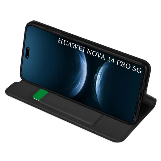 Techsuit - Magskin flipové puzdro - Huawei nova 14 Pro - Čierne puzdro - 2