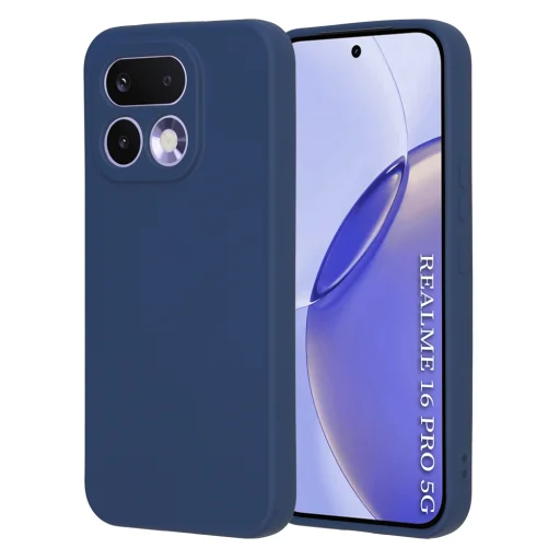 Techsuit - SoftFlex - Realme 16 Pro - tmavomodré puzdro - 1