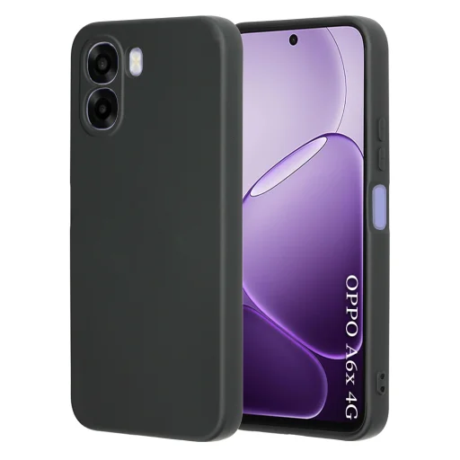 Techsuit - SoftFlex - Oppo A6x 4G / A6x 5G - Čierne puzdro - 1
