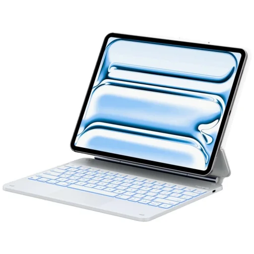 Apple iPad Air 13" 2024/2025 Typecase Edge puzdro s klávesnicou biele - 1