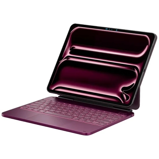Apple iPad Pro 13 2024/2025 Typecase Edge puzdro s klávesnicou malinové - 1