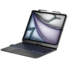 Apple iPad Air 13" M2 2024 / M3 2025 / M4 2026 Typecase Flexbook Touch puzdro s klávesnicou sivé puzdro