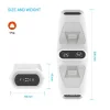 Fixed - Dupla Töltőállomás (FIXXB-DCC-WH) - Xbox Series S, X, Elite és One Vezeték nélküli Kontrollerekhez, LED, USB-C Port - Fehér thumbnail
