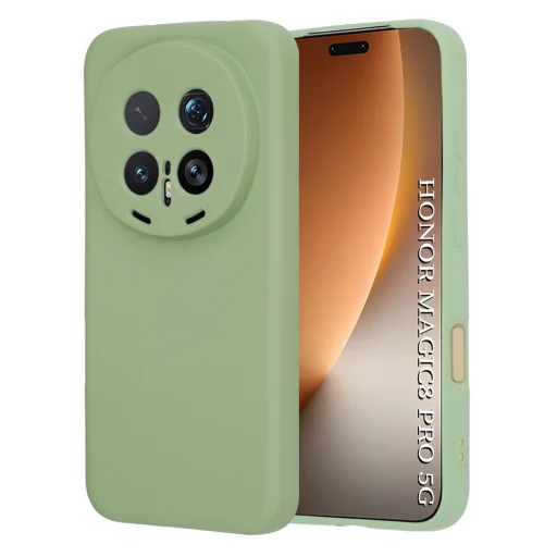 Techsuit - SoftFlex - Honor Magic8 Pro - mätovo zelené puzdro - 1