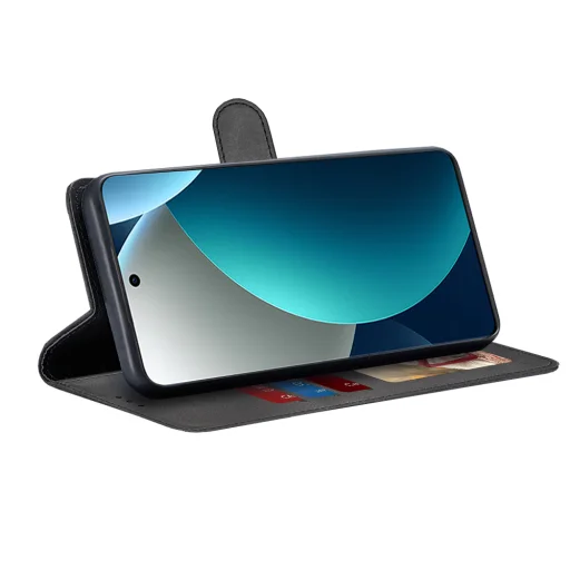 Techsuit - Flipové puzdro - Xiaomi Redmi Note 15 Pro 4G - Čierne puzdro - 2