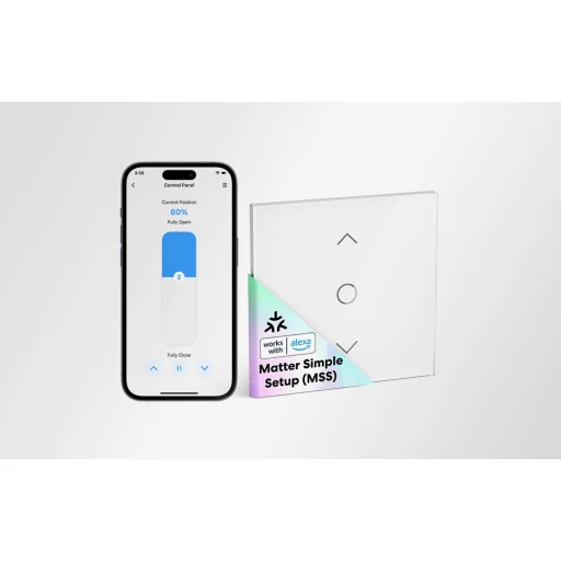 Meross MRS100MA(EU) (Matter) inteligentný Wi‑Fi žalúziový spínač s časovačom - 7