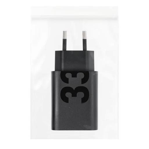 Motorola eredeti USB-A hálózati töltő adapter 33W MC339 fekete - 4