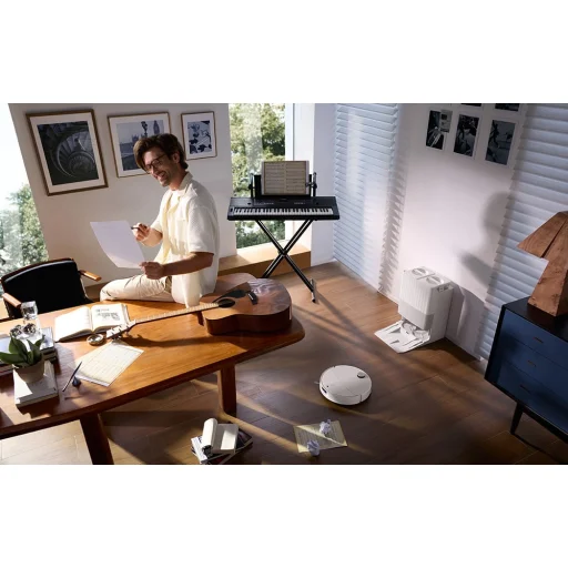 Roborock Qrevo Edge T biely robotický vysávač - 15