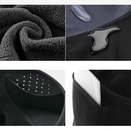 Rockbros LF8113-1 cyklistická maska, univerzálna veľkosť - čierna - 4