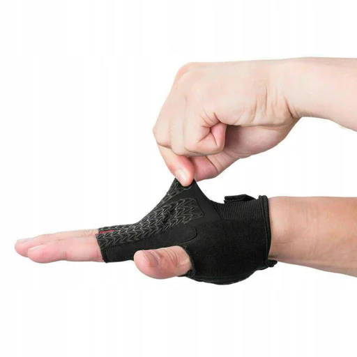 Rockbros S169BGR S cyklistické rukavice s gélovou výplňou - sivé - 4