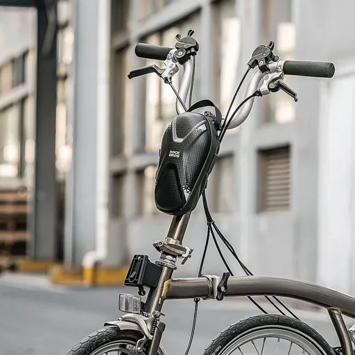 Rockbros taška 3011006301 na riadidlá na bicykel alebo kolobežku 1,3 l - čierna - 9