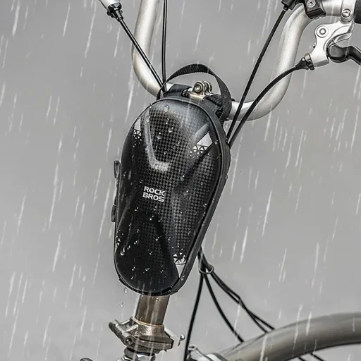 Rockbros taška 3011006301 na riadidlá na bicykel alebo kolobežku 1,3 l - čierna - 15