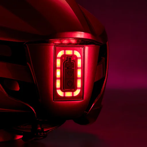 Rockbros ZK-077 cyklistická prilba s viacsmerovým osvetlením 57-61 cm - biela - 8