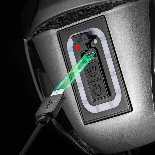 Rockbros ZK-077 cyklistická prilba s viacsmerovým osvetlením 57-61 cm - biela - 9