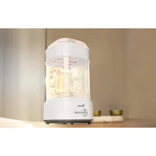 Grownsy sterilizátor a sušička dojčenských fliaš (sivý) - 5