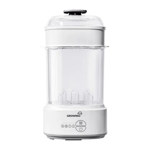 Grownsy sterilizátor a sušička dojčenských fliaš (sivý) - 1