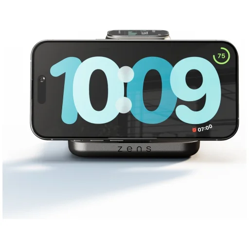 Zens Nightstand Charger Pro 2 + Apple Watch Qi2 15W USB-C magnetická indukčná nabíjačka 2 v 1 - 2