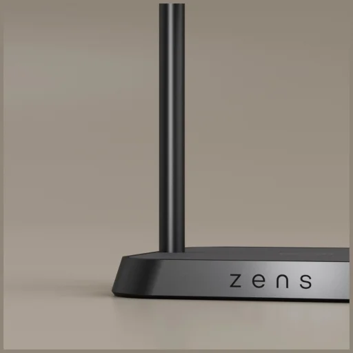 Zens Office Charger 2 Qi 2 v 1 magnetická indukčná nabíjačka čierna - 4