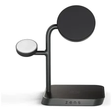 Zens Office Charger Pro 3 + Apple Watch Charging 15W Qi2 magnetická indukčná nabíjačka 3 v 1