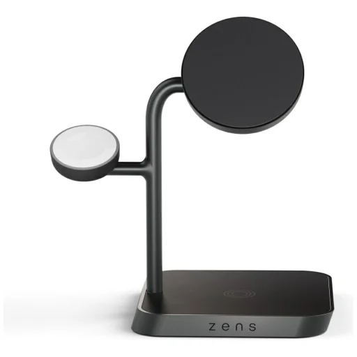 Zens Office Charger Pro 3 + Apple Watch Charging 15W Qi2 magnetická indukčná nabíjačka 3 v 1 - 1