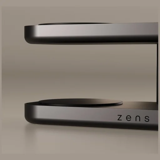 Zens Quattro Charger Pro 4 Qi2 čierna 4 v 1 magnetická indukčná nabíjačka - 4