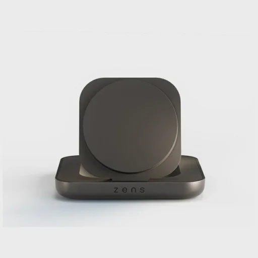 Zens magnetická indukčná nabíjačka na nočný stolík Qi2 15W USB-C čierna - 1