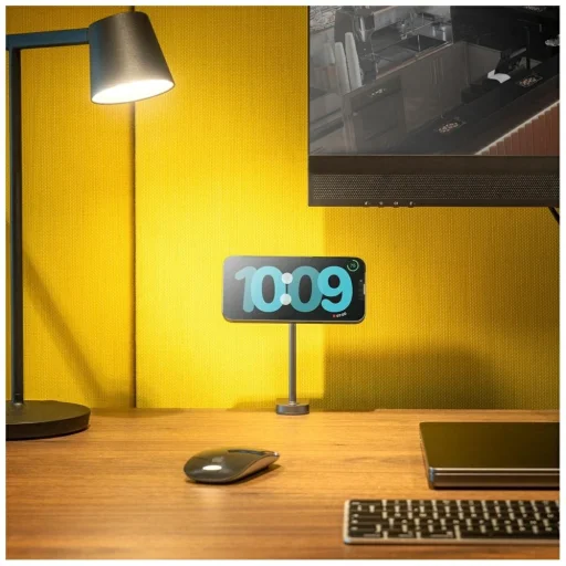 Zens magnetická indukčná nabíjačka Office Charger Mount Pro Qi2 stolný model čierna - 7