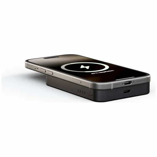 Zens Pro 1 Slim MagSafe Qi2 Power Bank 15W USB-C 10000 mAh čierna - 2