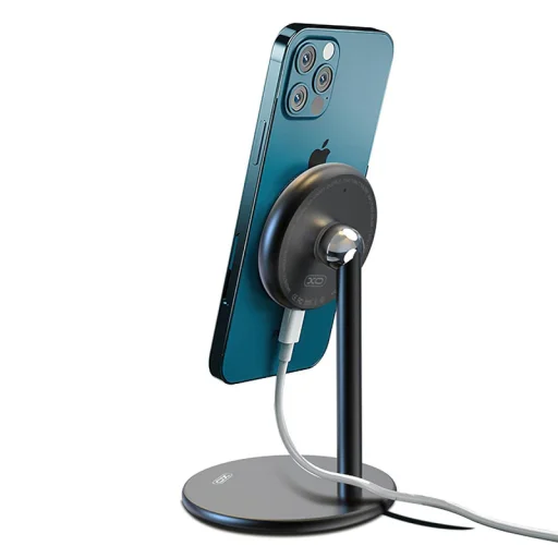 XO DESIGN CX007 bezdrôtová nabíjacia stanica, 15W, 1.67A, čierna - 4