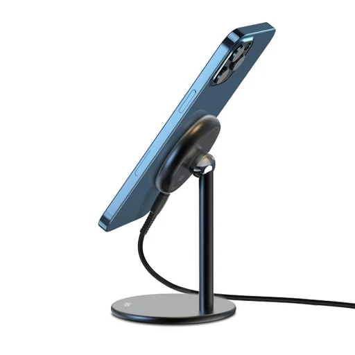 XO DESIGN CX007 bezdrôtová nabíjacia stanica, 15W, 1.67A, čierna - 5