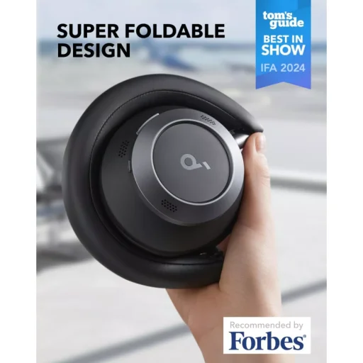 Handsfree Bluetooth Anker Soundcore Space One Pro, čierne - 2