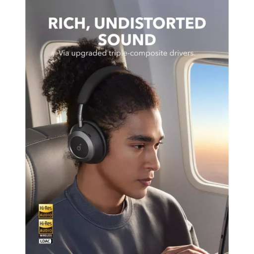 Handsfree Bluetooth Anker Soundcore Space One Pro, čierne - 6