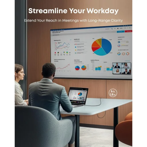 USB-C na HDMI video kábel Anker Nano, 1,8m, sivý A87E0H12 - 4