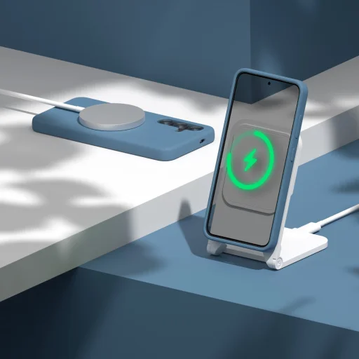 Samsung Galaxy A37 5G Etteri Silicone Mag puzdro tmavomodré - 5