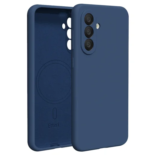 Samsung Galaxy A37 5G Etteri Silicone Mag puzdro tmavomodré - 1