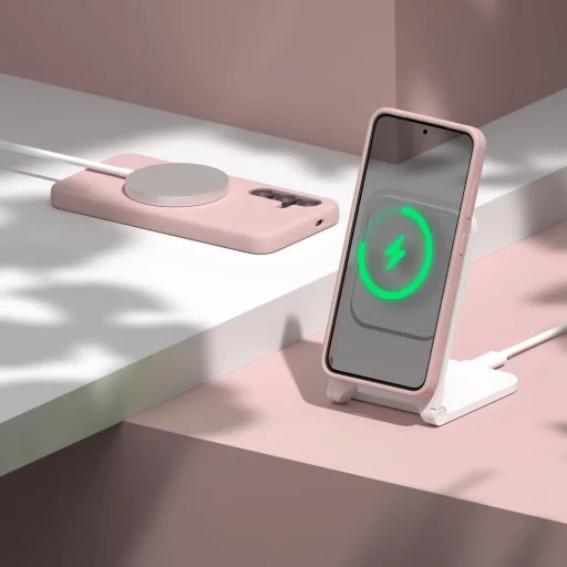 Etteri silikónové Mag puzdro pre Samsung Galaxy A57 5G svetloružové - 5