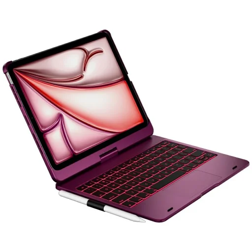 Apple iPad Air 11 2024-2026 Typecase Flexbook Touch puzdro s klávesnicou, malinové - 2