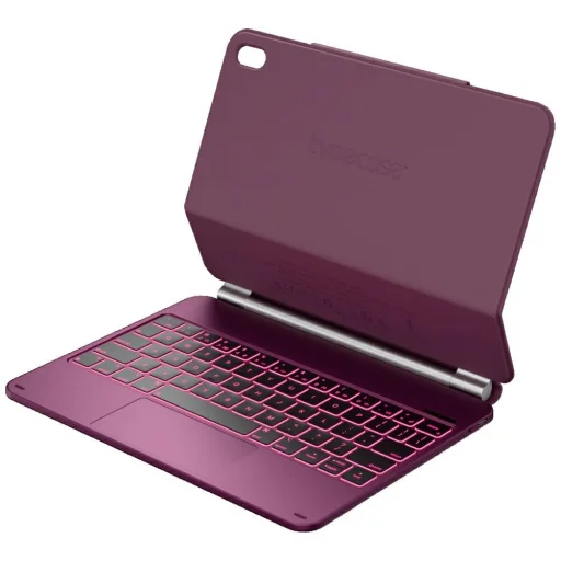 iPad 11 2025 / iPad 10.9 2022 Typecase Edge puzdro s klávesnicou malinové - 3