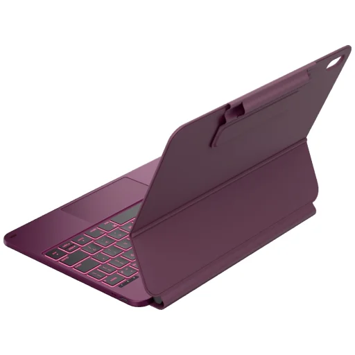 iPad 11 2025 / iPad 10.9 2022 Typecase Edge puzdro s klávesnicou malinové - 4
