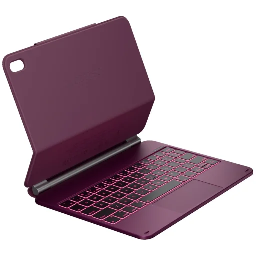 iPad 11 2025 / iPad 10.9 2022 Typecase Edge puzdro s klávesnicou malinové - 6