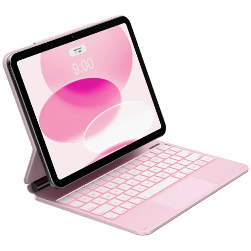 iPad 11" (A16) 2025 / iPad 10.9" 2022 Typecase Edge puzdro s klávesnicou ružové - 2