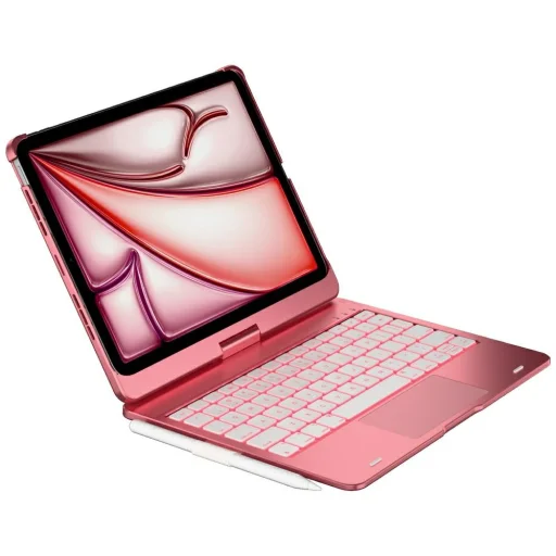 Apple iPad Air 11 2024-2026 Typecase Flexbook Touch billentyűzetes tok rózsaszín - 2