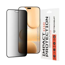 Techsuit - 111D Privacy Full Glue - Honor 600 Lite - Čierne tvrdené sklo