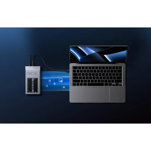 CM847 USB4 2-pozíciový externý box pre M.2 NVMe SSD - 4