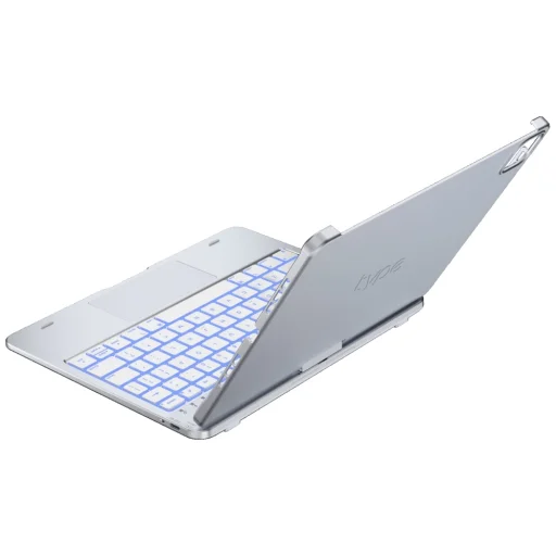 Apple iPad Pro 11" M4 2024 / M5 2025 Typecase Flexbook Touch puzdro s klávesnicou strieborné - 4