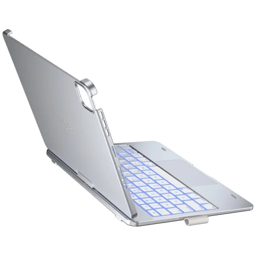 Apple iPad Pro 11" M4 2024 / M5 2025 Typecase Flexbook Touch puzdro s klávesnicou strieborné - 6