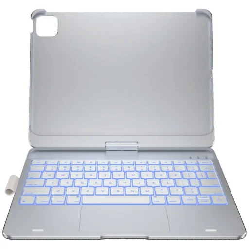 Apple iPad Pro 11" M4 2024 / M5 2025 Typecase Flexbook Touch puzdro s klávesnicou strieborné - 3