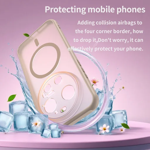 Techsuit - HaloFrost II MagSafe - puzdro na Xiaomi 17 Ultra - zlaté - 5